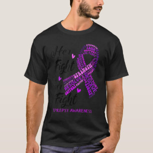 Epilepsiebewustzijn Haar Strijd Is Onze Strijd Paa T-shirt