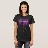 epilepsiebewustzijn hart t-shirt (Voorkant volledig)
