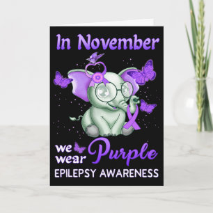 Epilepsiebewustzijn In November dragen we paarse l Kaart