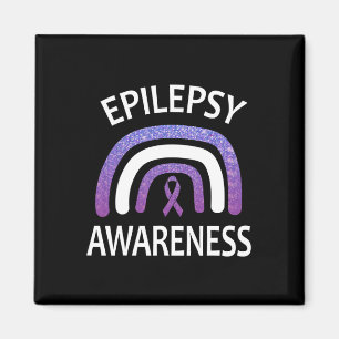Epilepsiebewustzijn Overlevende En Krijger Steun Magneet