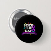 Epilepsiebewustzijn ronde button 5,7 cm (Voorkant /achterkant)