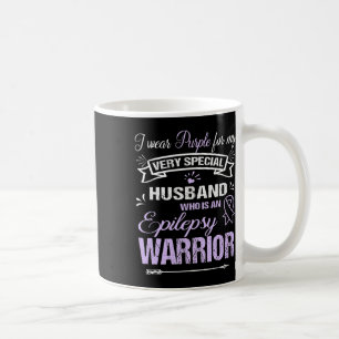 Epilepsiebewustzijn steun Husbynd Warrior Walk Ru Koffiemok