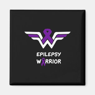 Epilepsiebewustzijn Warrior Ondersteuning Overleve Magneet