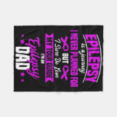 Epilepsy Awareness Epileptic Seizure Disorder Fath Fleece Deken (Voorkant (Horizontaal))