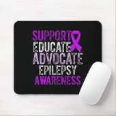 Epilepsy Awareness Epileptic Warrior Survivor 10  Muismat (Met muis)