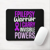 Epilepsy Awareness Epileptic Warrior Survivor 27  Muismat (Met muis)