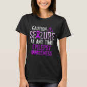 Epilepsy Awareness Epileptic Warrior Survivor 5 T-shirt (Voorkant)
