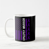 Epilepsy Awareness Epileptic Warrior Survivor 7 Koffiemok (Links)