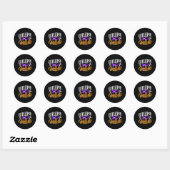 Epilepsy Awareness Fights Usa Epileptic Warrior Su Ronde Sticker (Vel)