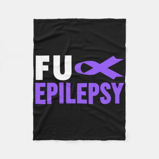 Epilepsy Awareness - Fu Epilepsy Awareness Epileps Fleece Deken (Voorkant)