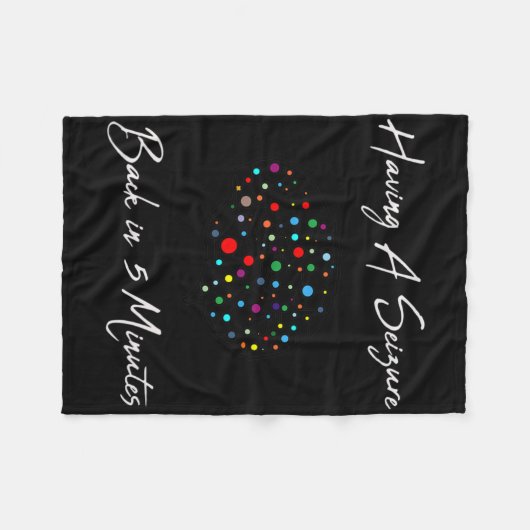 Epilepsy Awareness Having A Seizure  Fleece Deken (Voorkant (Horizontaal))