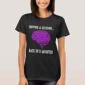 Epilepsy Awareness Having Seizure Epileptic Warrio T-shirt (Voorkant)