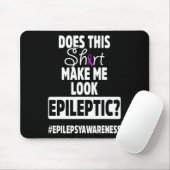 Epilepsy Awareness Kijk uit Epileptic Warrior Surv Muismat (Met muis)