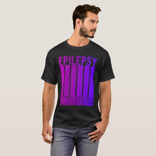 Epilepsy Awareness Month In November We Wear Purpl T-shirt (Voorkant volledig)
