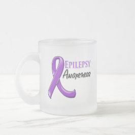 Epilepsy Awareness Ribbon Matglas Koffiemok