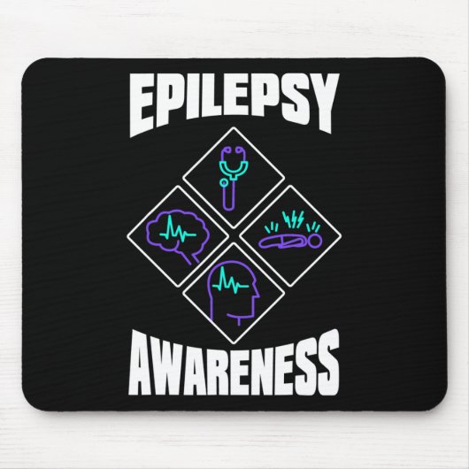 Epilepsy Awareness Specialize Epileptic Warrior Su Muismat (Voorkant)