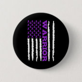 Epilepsy Awareness Warrior Ronde Button 5,7 Cm (Voorkant)