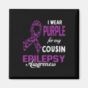 Epilepsy Bewustheid dat ik Paars voor mijn nicht F Magneet