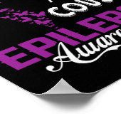 Epilepsy Bewustheid dat ik Paars voor mijn nicht F Poster (Hoek)