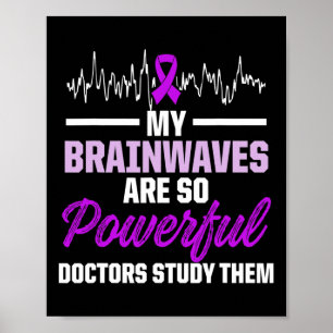 Epilepsy Bewustheid Epileptische waander Overlevin Poster