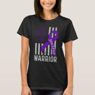 Epilepsy Bewustheid Epileptische waander Overlevin T-shirt