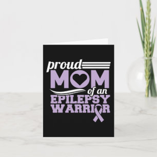 Epilepsy Bewustwording Proud Mam van Epilepsy Warr Kaart