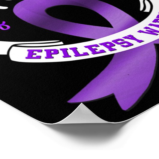 Epilepsy Bewustwording Proud Mam van Epilepsy Warr Poster (Hoek)