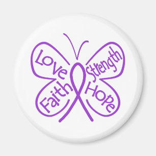 Epilepsy Butterfly Inspirerende woorden Magneet