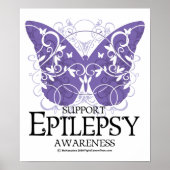 Epilepsy Butterfly Poster (Voorkant)