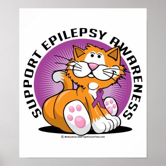Epilepsy Cat Poster (Voorkant)
