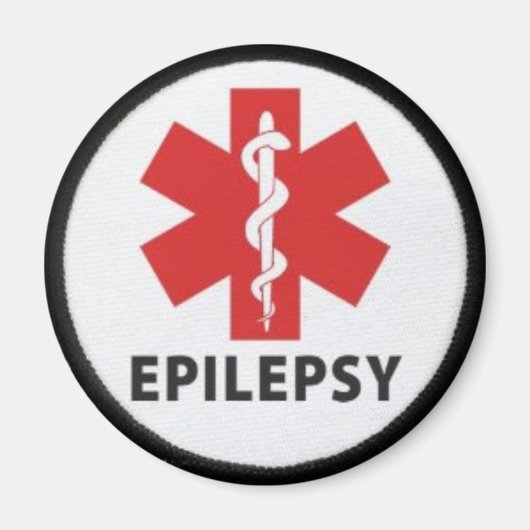 EPILEPSY FRIDGE MAGNET MAGNEET (Voorkant)
