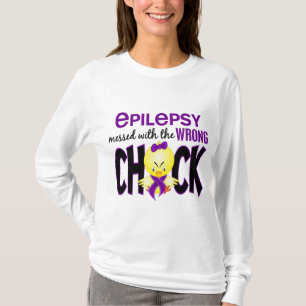Epilepsy heeft de verkeerde meid t-shirt