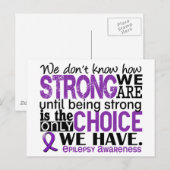Epilepsy hoe sterk we zijn briefkaart (Voorkant / Achterkant)