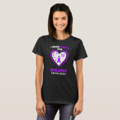 Epilepsy I Wear purple For Epilepsy Awareness T-shirt (Voorkant volledig)