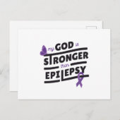 Epilepsy quote briefkaart (Voorkant / Achterkant)