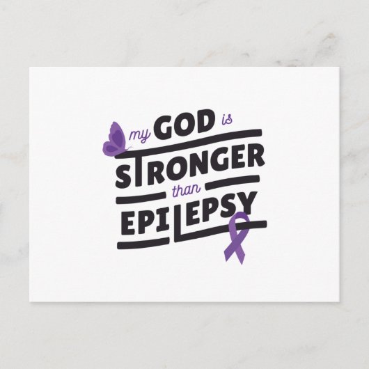 Epilepsy quote briefkaart (Voorkant)