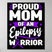 Epilepsy Support Warrior Epilepsy Awareness Montag Poster (Voorkant)