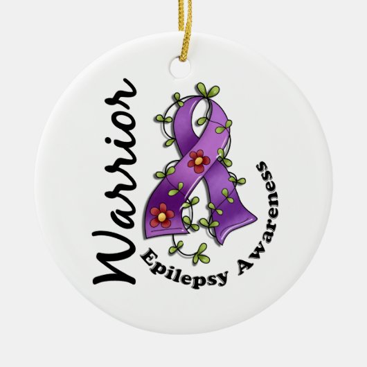 Epilepsy Warrior 15 Keramisch Ornament (Voorkant)