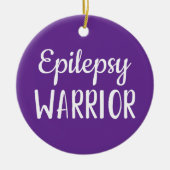 Epilepsy Warrior Keramisch Ornament (Voorkant)