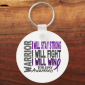 Epilepsy Warrior Sleutelhanger (Voorkant)