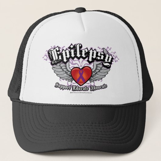 Epilepsy Wings Trucker Pet (Voorkant)