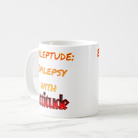 Epileptude avec la tasse de classique d'attitude (Devant gauche)
