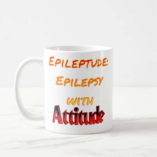 Epileptude avec la tasse de classique d'attitude (Gauche)
