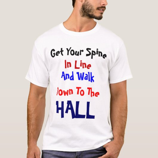 Épine dans la ligne T-shirt (Devant)