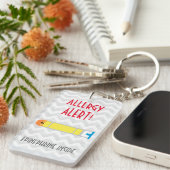 Epinephrine Inside Allergy Alert Kinder Gepersonal Sleutelhanger (Voorkant Rechts)