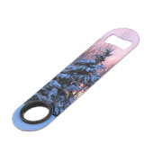 Épinette De Gros Neige Au Coucher Du Soleil, (Devant angulaire)