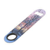 Épinette De Gros Neige Au Coucher Du Soleil, (Dos Angle)