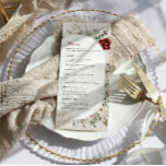Épinette et dentelle | Menu Mariage Floral d'hiver<br><div class="desc">Faites-vous plaisir avec notre menu de Mariage floral d'hiver Spruce & Lace, magnifiquement conçu. Avec un élégant mélange de roses rouges profondes, de fines fleurs blanches et de verdure luxuriante, cette carte évoque le charme douillet d'une fête hivernale sans aucune référence à la neige. Parfait pour les mariées qui aiment...</div>