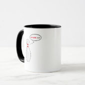 Épingle de Bowling drôle pour Bowlers Mug (Devant gauche)