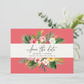 Épingle de faire-part tropical à l'aquarelle (Debout devant)